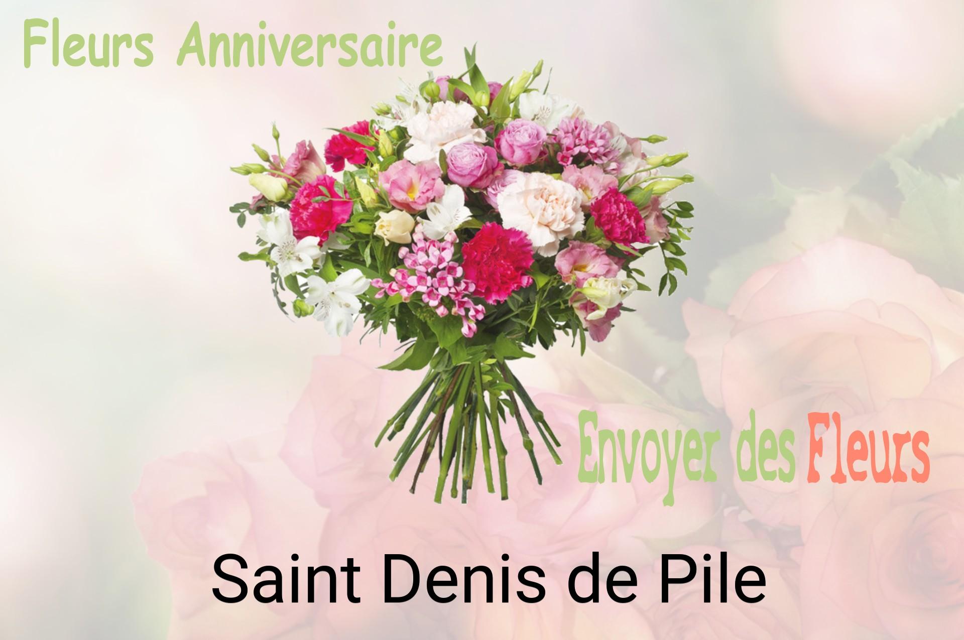 Bouquet de fleurs d’anniversaire livré à Saint-Denis-de-Pile