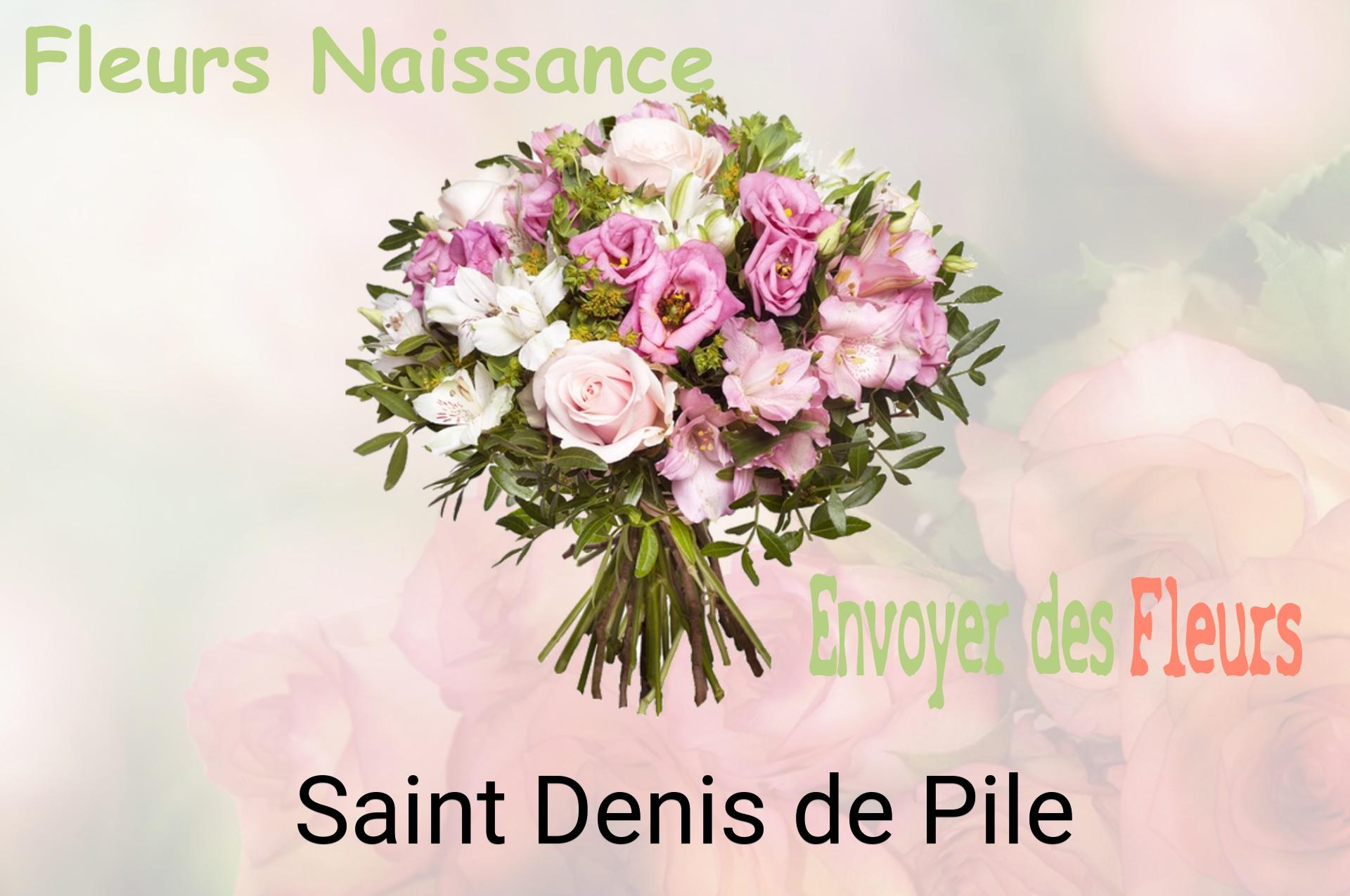 Bouquet de fleurs de naissance livré à Saint-Denis-de-Pile